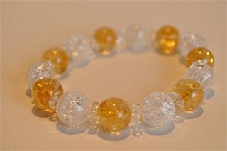 商売繁盛にはこの石で『シトリン』×『クラック水晶』