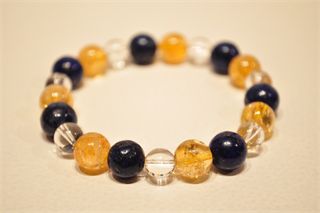 石どうしの相乗効果『ラピスラズリ』×『シトリン』×『水晶』